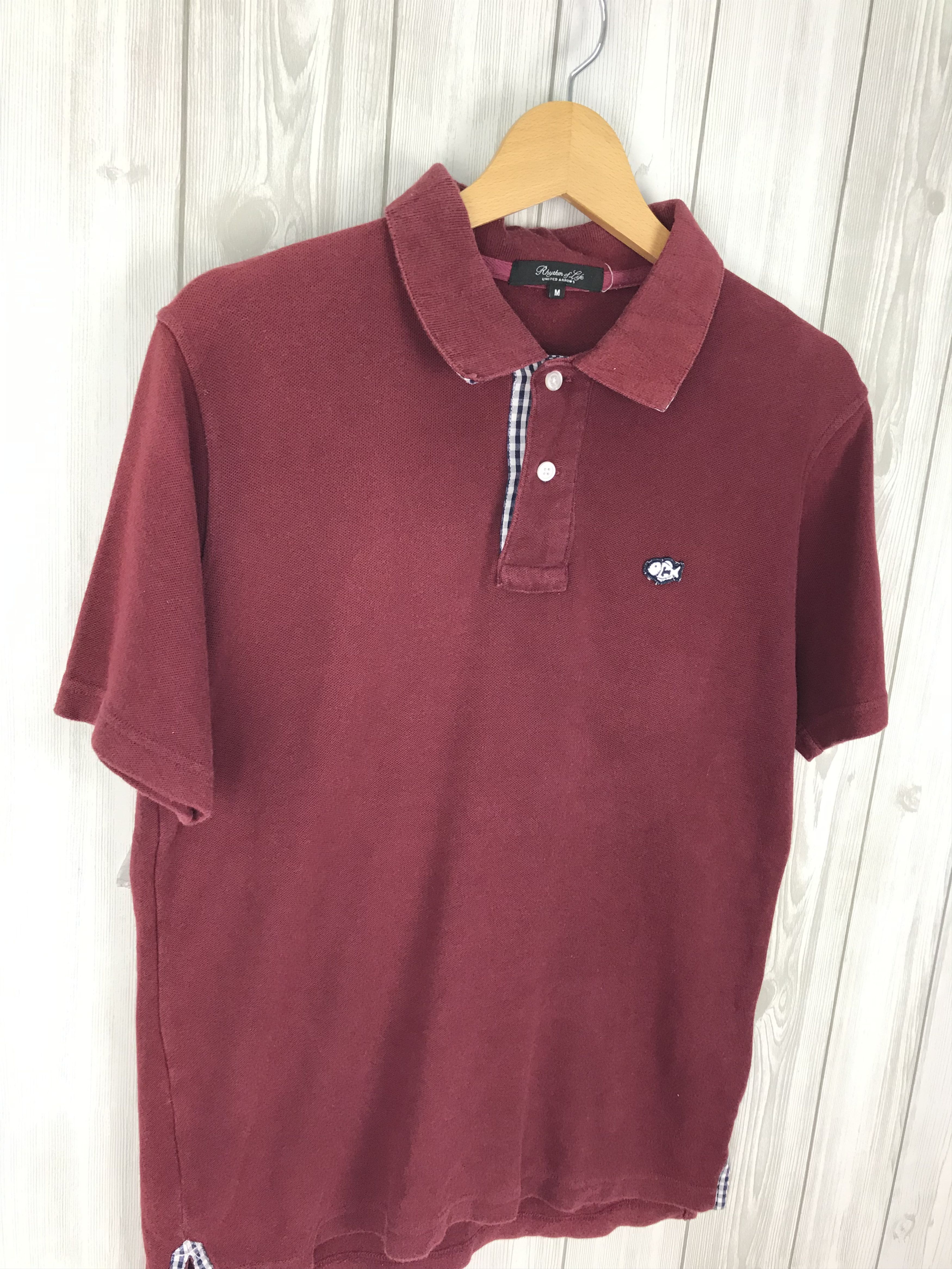 United Arrows UNITED ARROWS Small Fish Logo Polo Shirt Size US M / EU 48-50 / 2 - 2 Thumbnail