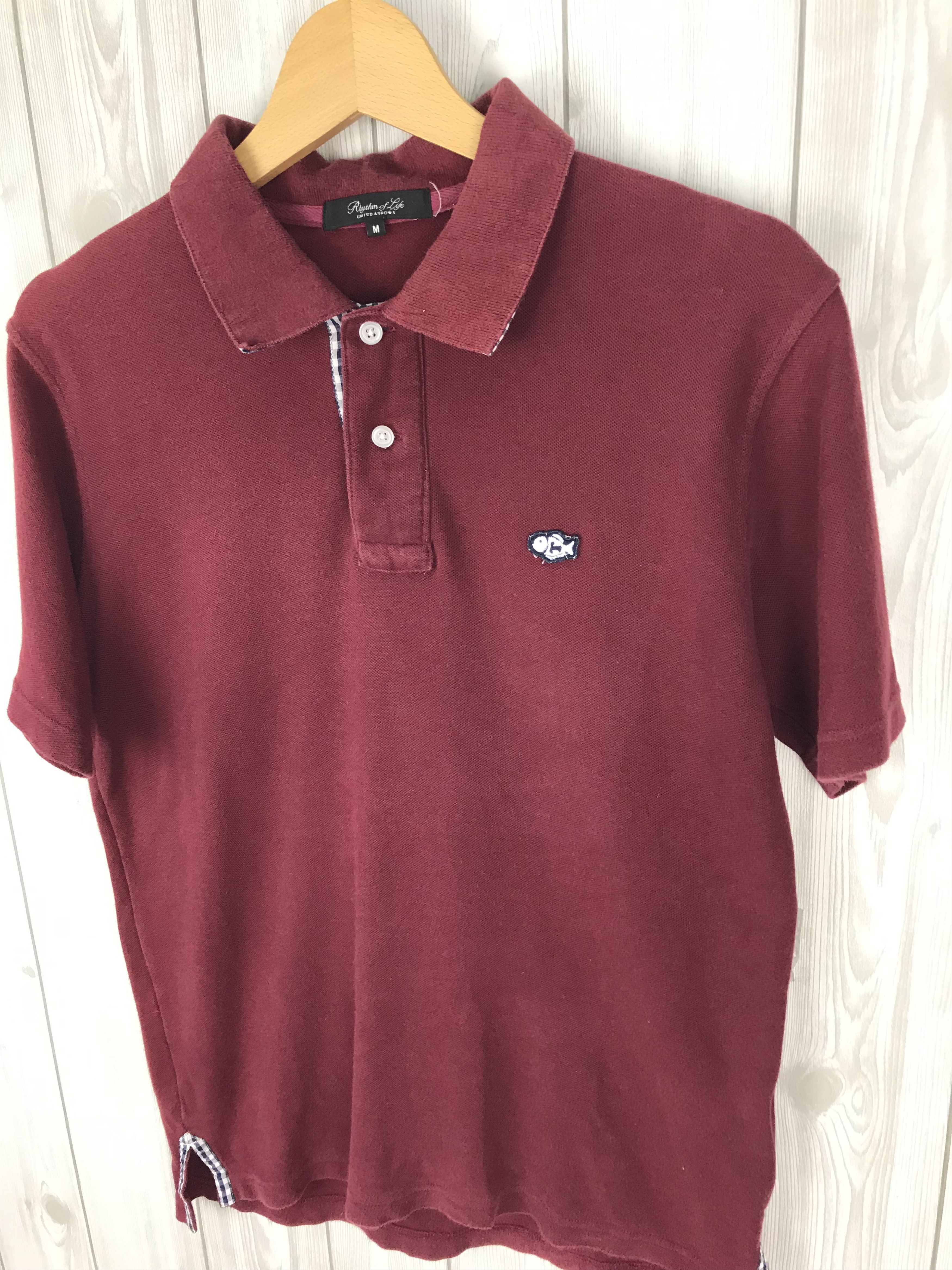 United Arrows UNITED ARROWS Small Fish Logo Polo Shirt Size US M / EU 48-50 / 2 - 3 Thumbnail