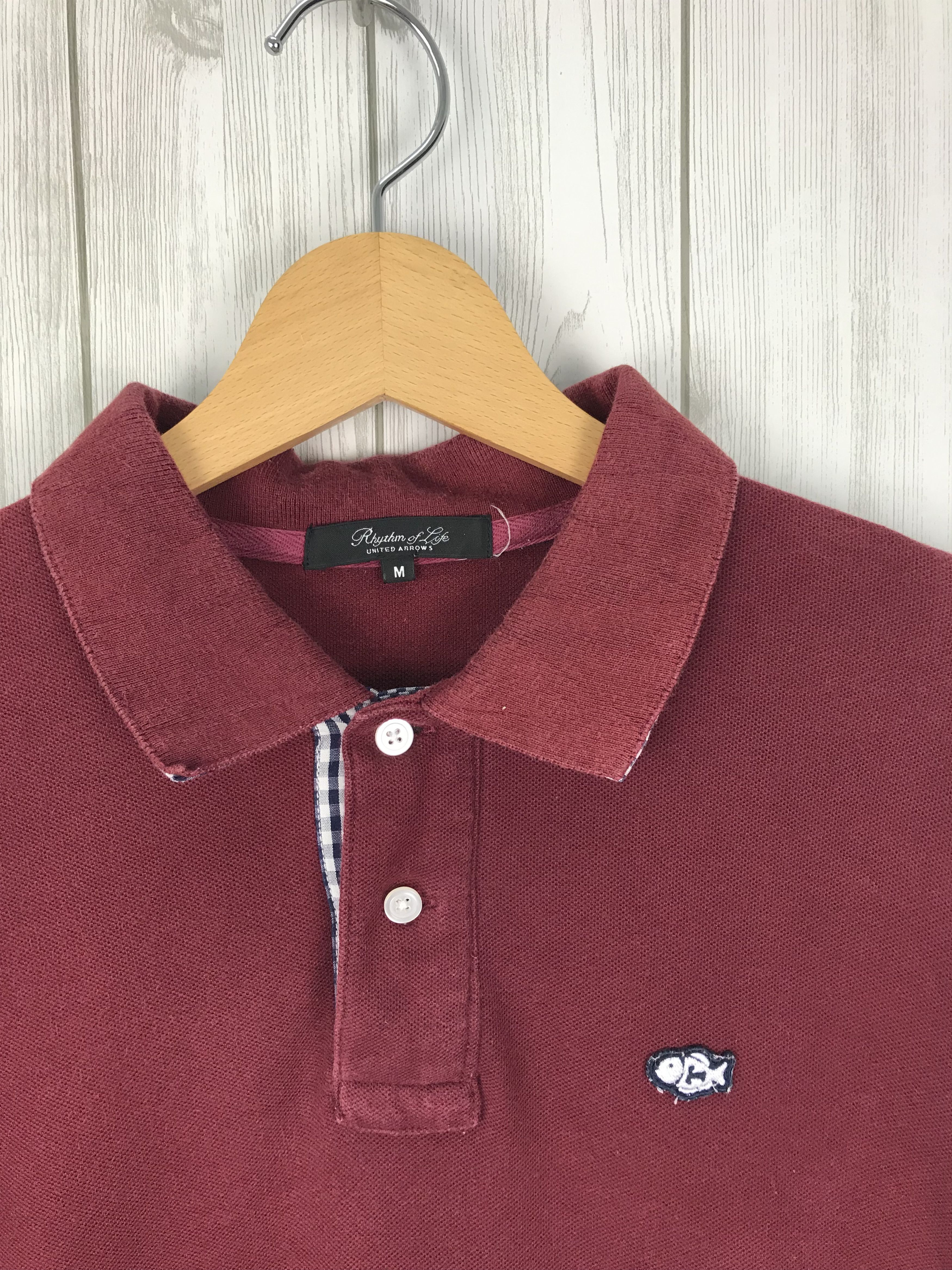 United Arrows UNITED ARROWS Small Fish Logo Polo Shirt Size US M / EU 48-50 / 2 - 4 Thumbnail