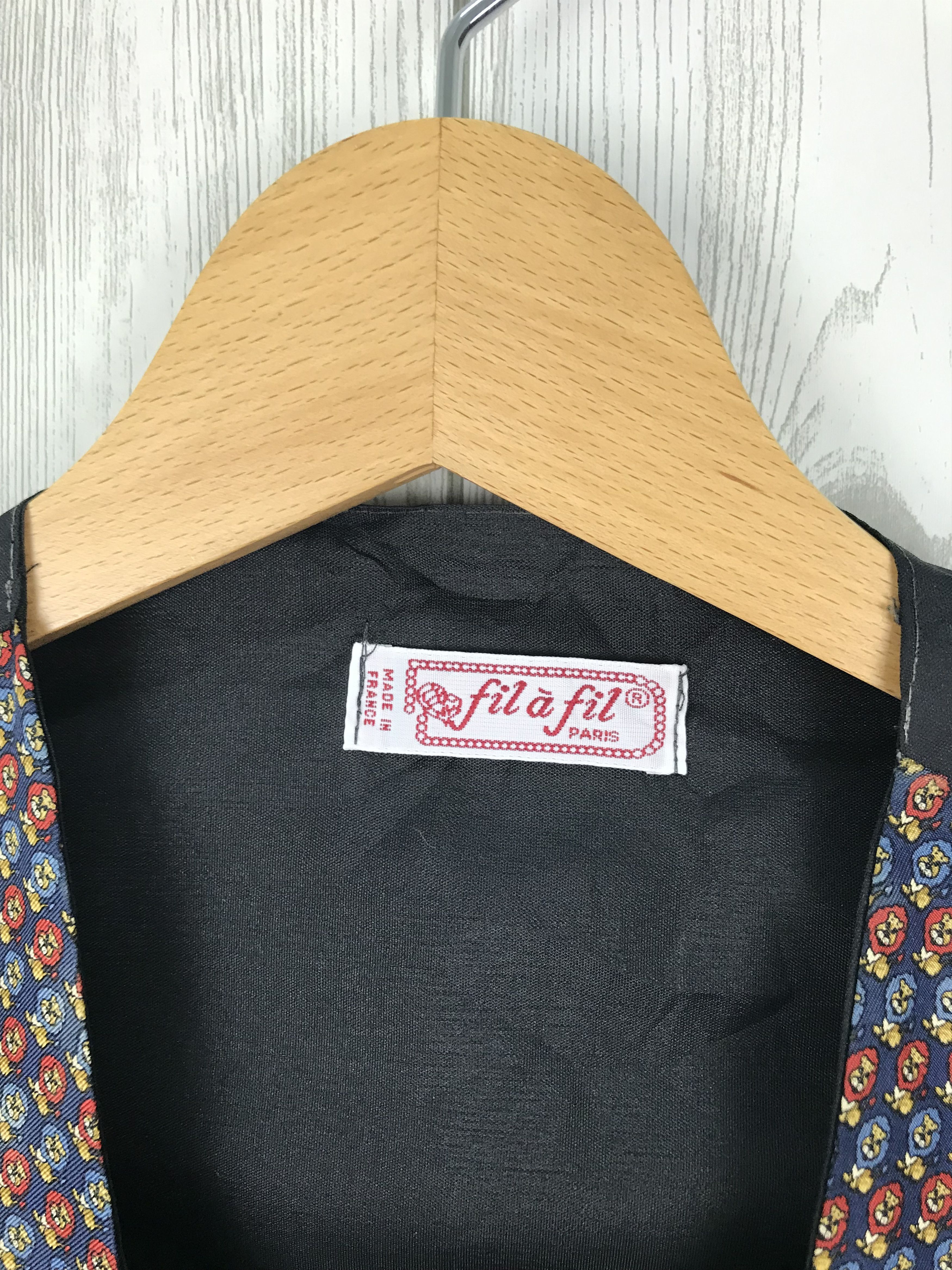 Vintage FILA FIL PARIS All Over Print Lion Made In Italy Vest Size US S / EU 44-46 / 1 - 4 Thumbnail