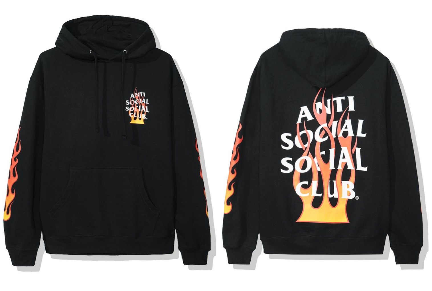 Anti social social club firebird hoodie sale