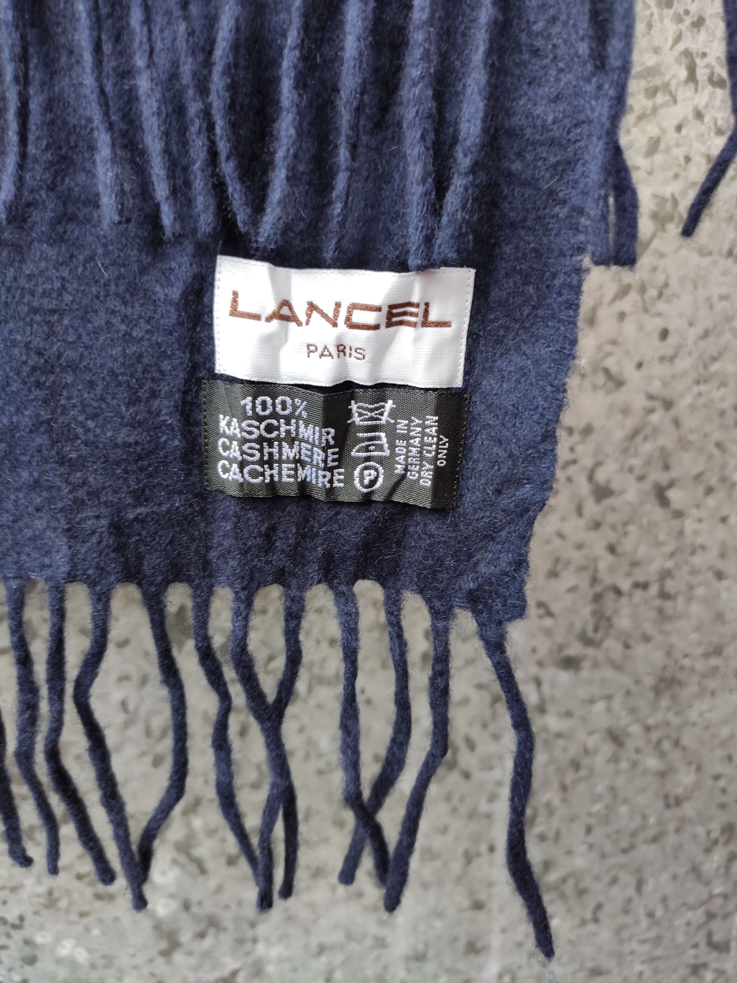 Lancel Paris muffler Cashmere Lancel Scarf