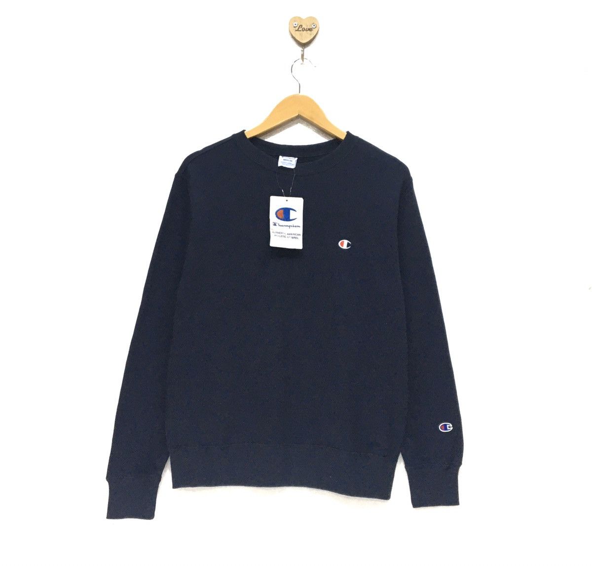 Champion Crewneck Sweatshirt Embroidered Small Logo