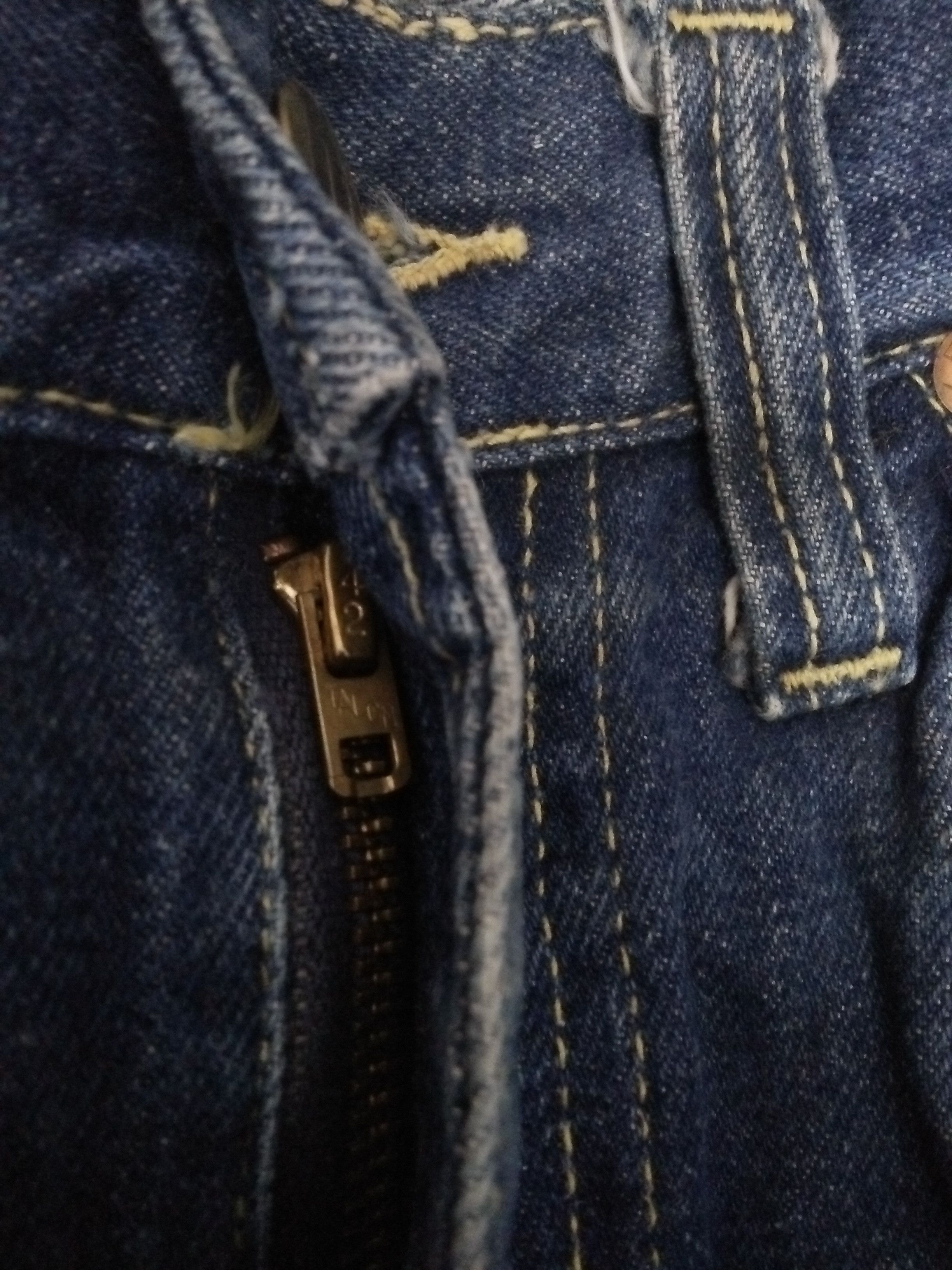 Lee × Vintage VTG 60/70s LEE 'BIG E' DENIM USA JEANS (B32) Size US 30 / EU 46 - 7 Thumbnail