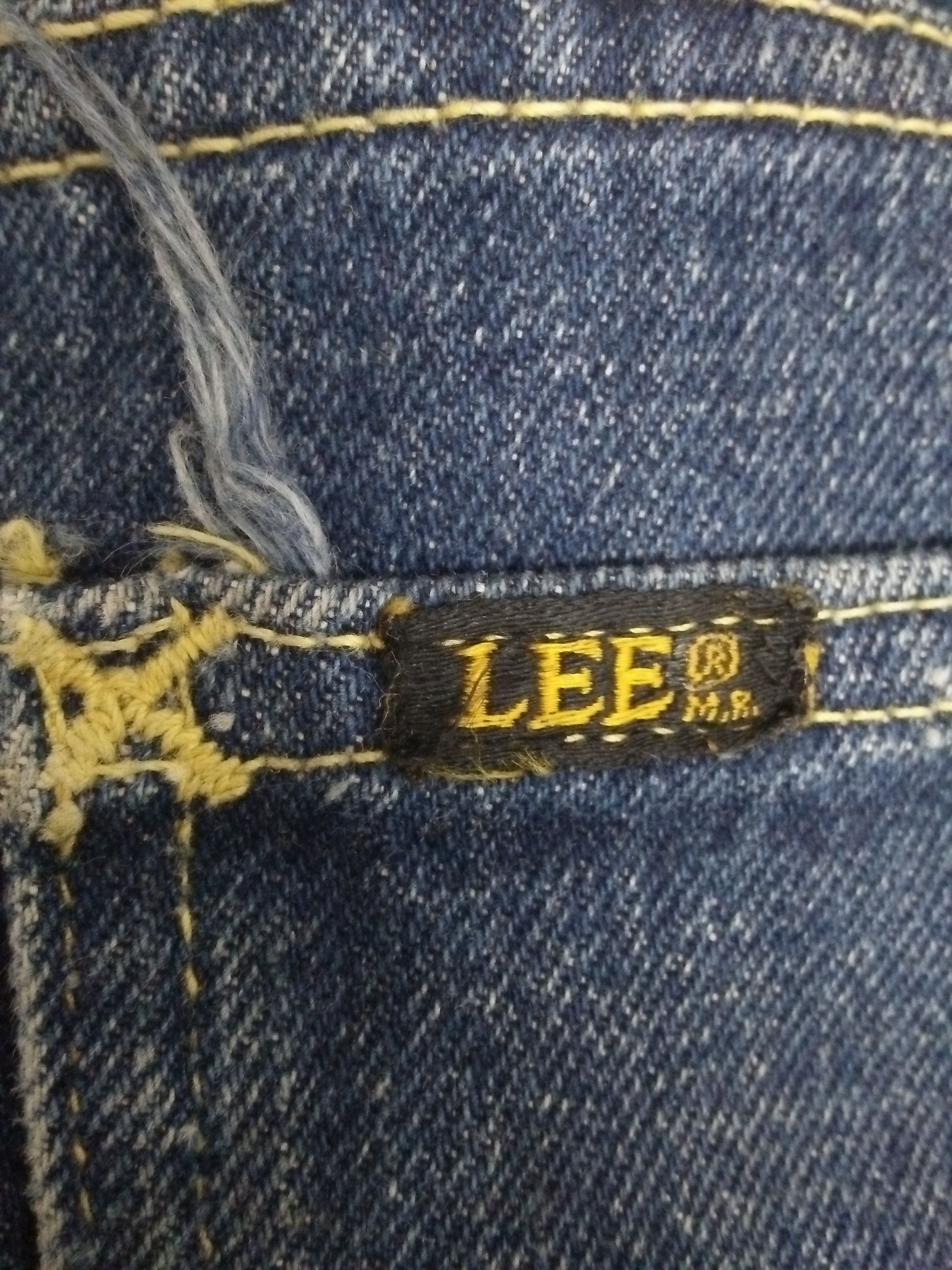 Lee × Vintage VTG 60/70s LEE 'BIG E' DENIM USA JEANS (B32) Size US 30 / EU 46 - 2 Thumbnail