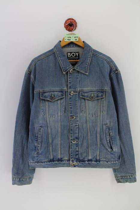 Vintage Vintage BOY LONDON Trucker Denim Jeans Jacket Size M | Grailed