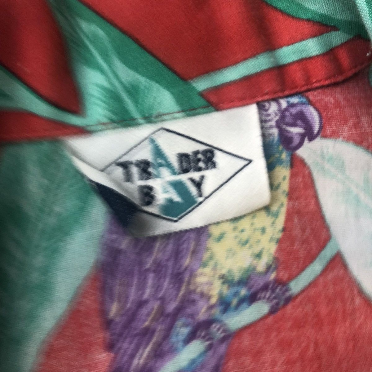 Vintage Hawaiian Tropical Parrots Floral Shirt Size US L / EU 52-54 / 3 - 3 Thumbnail