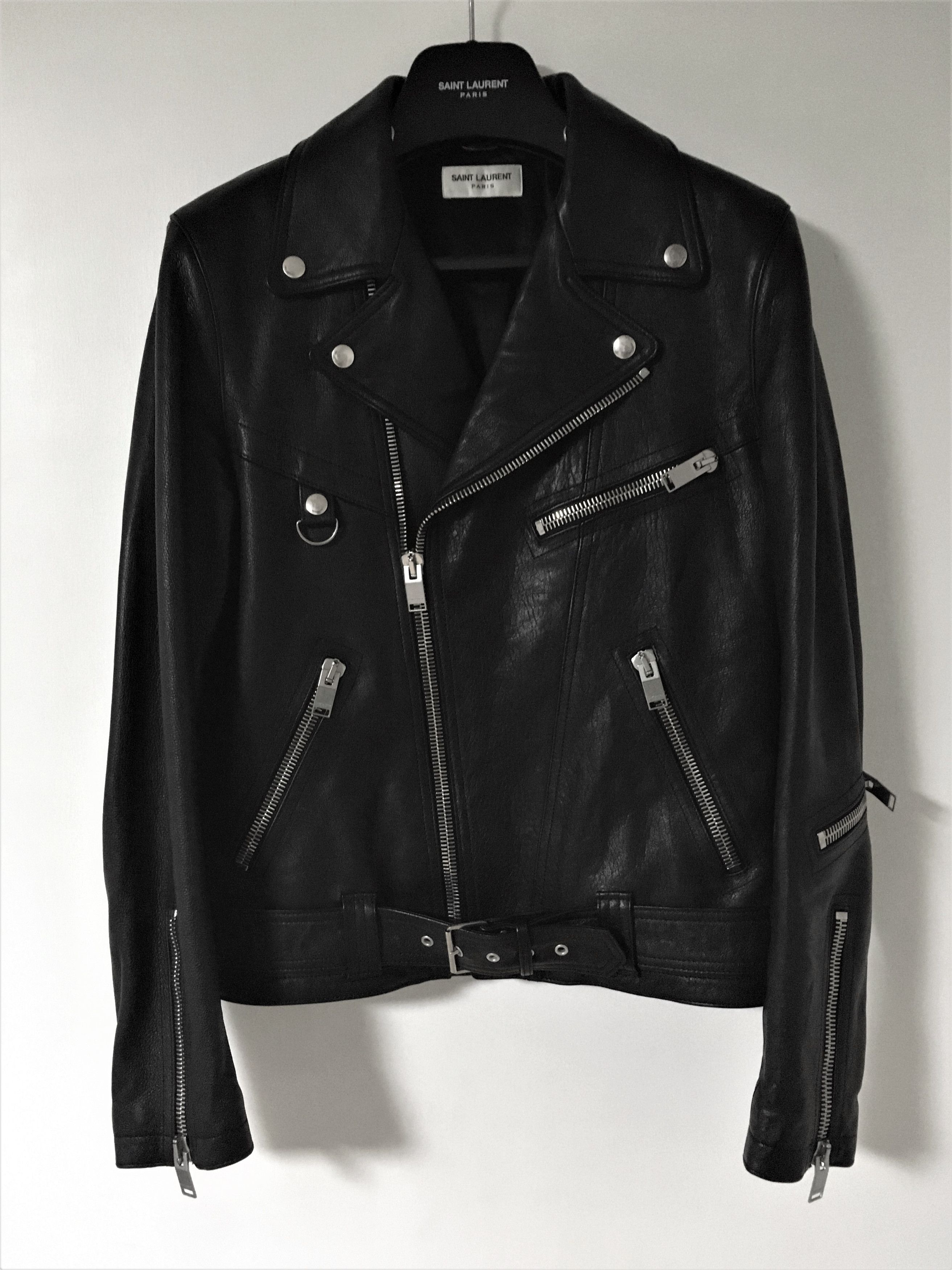 Saint Laurent Paris SS16 Surf Sound Leather Biker jacket 46 | Grailed