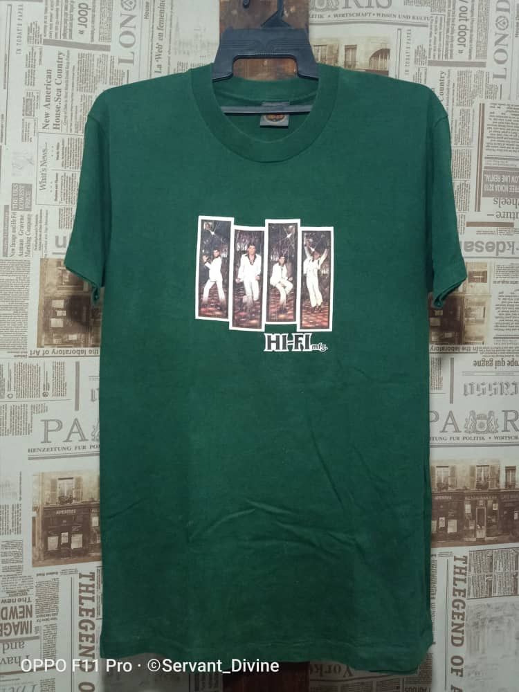 Vintage Vtg Hi-Fi MFG Saturday Night Fever John Travolta t-shirt
