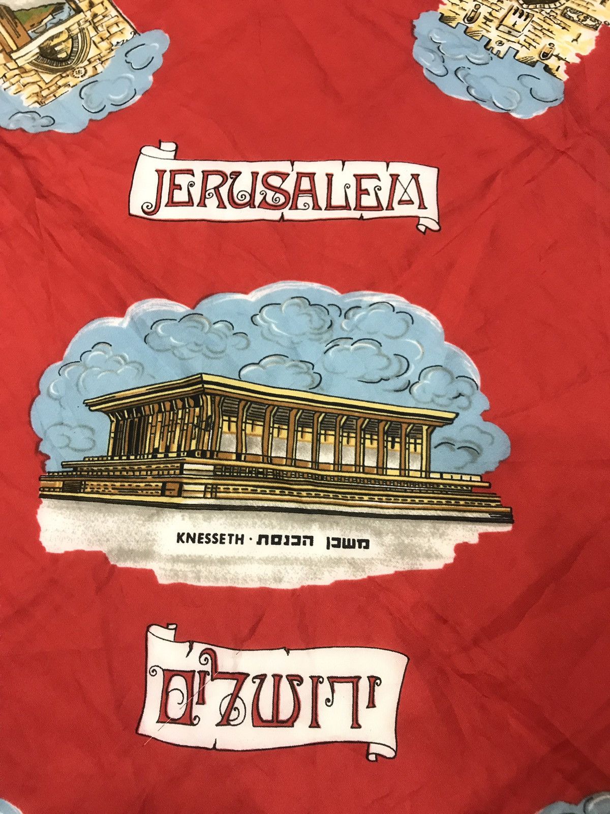 Other × Vintage VINTAGE JERUSALEM ISRAEL 1976 POLYESTER SCARF Size ONE SIZE - 6 Thumbnail