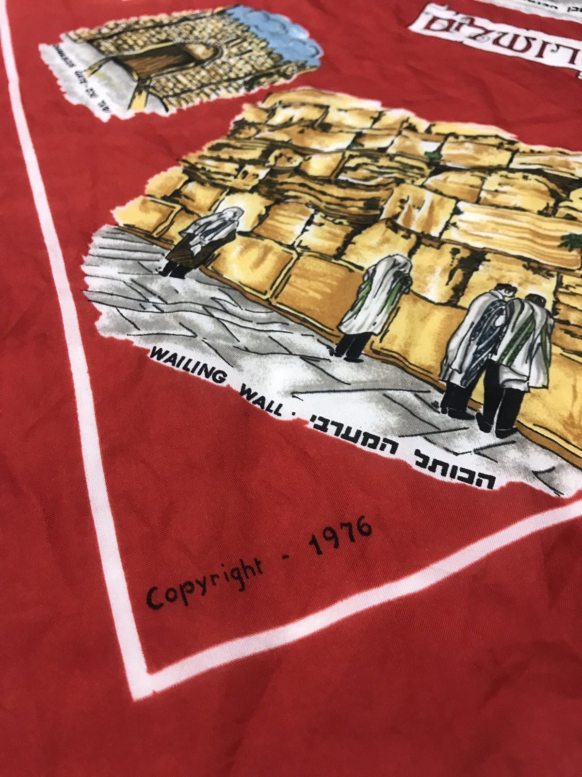 Other × Vintage VINTAGE JERUSALEM ISRAEL 1976 POLYESTER SCARF Size ONE SIZE - 7 Thumbnail