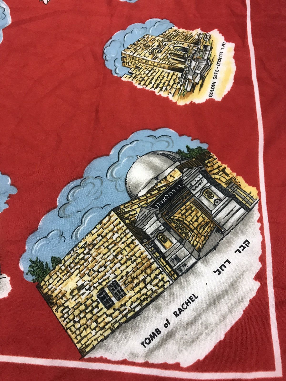 Other × Vintage VINTAGE JERUSALEM ISRAEL 1976 POLYESTER SCARF Size ONE SIZE - 2 Thumbnail