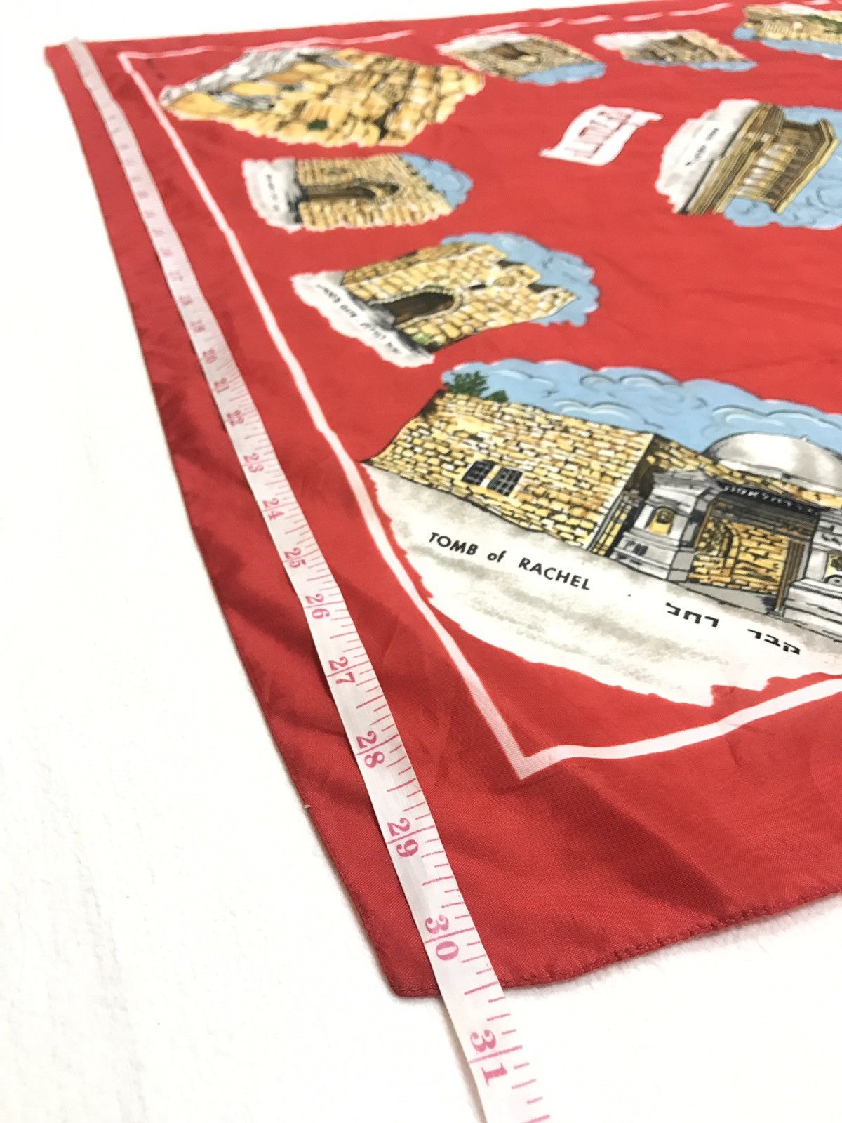 Other × Vintage VINTAGE JERUSALEM ISRAEL 1976 POLYESTER SCARF Size ONE SIZE - 8 Thumbnail