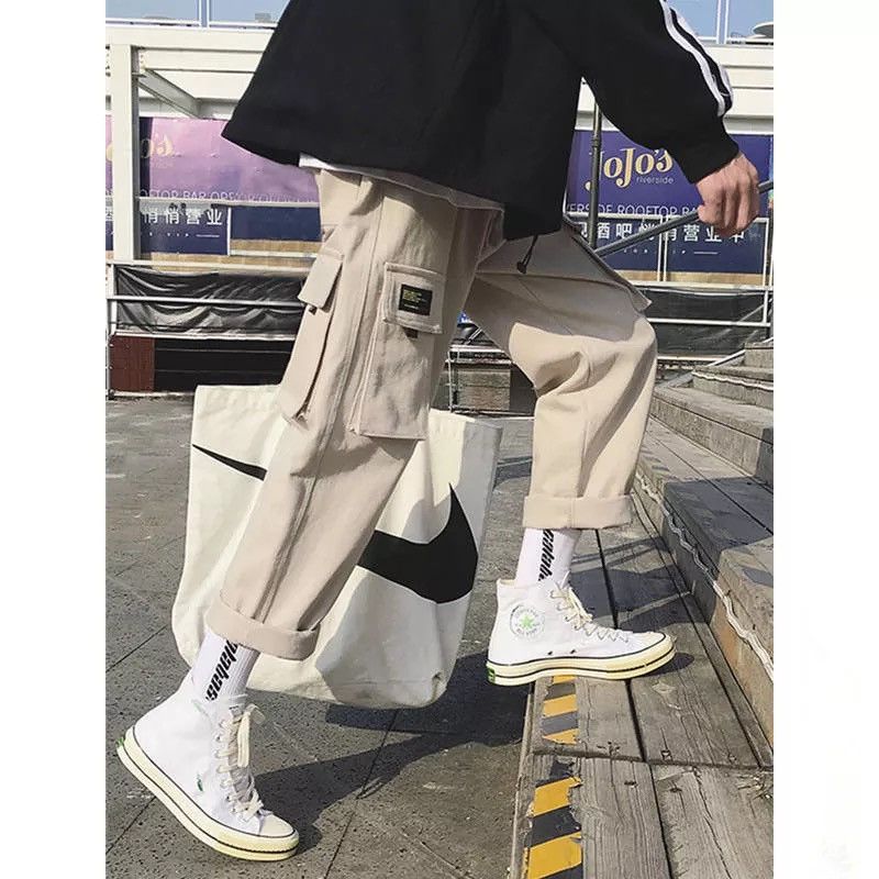 Streetwear Cargo Bondage Baige | Grailed