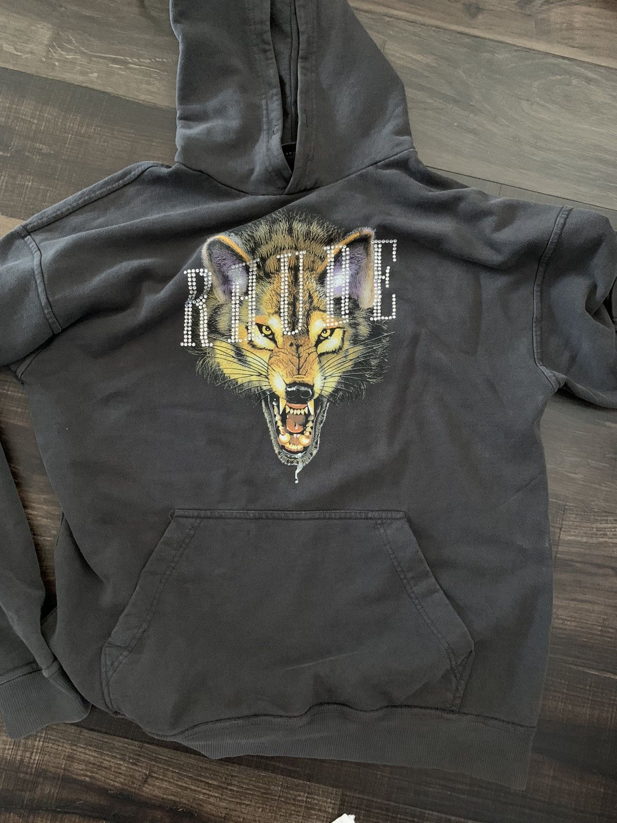 Rhude Rhude Barney s exclusive wolf hoodie Grailed