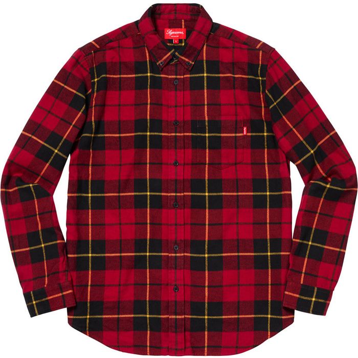 Supreme Tartan L/S Flannel Shirt | Grailed