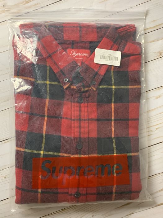 Supreme Tartan L/S Flannel Shirt | Grailed