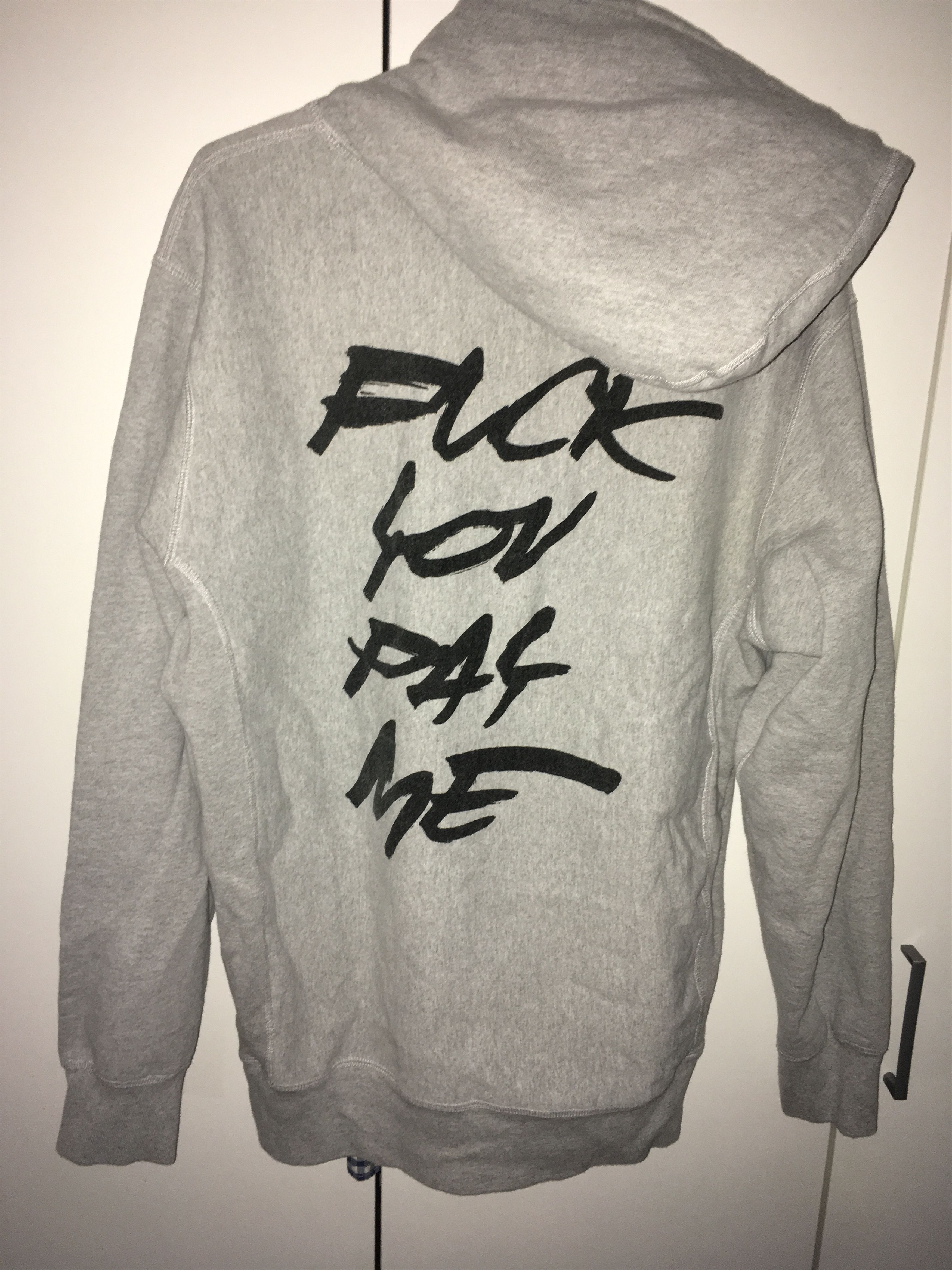 Futura × Supreme Supreme x Futura 'Fuck You Pay Me' Hoodie | Grailed