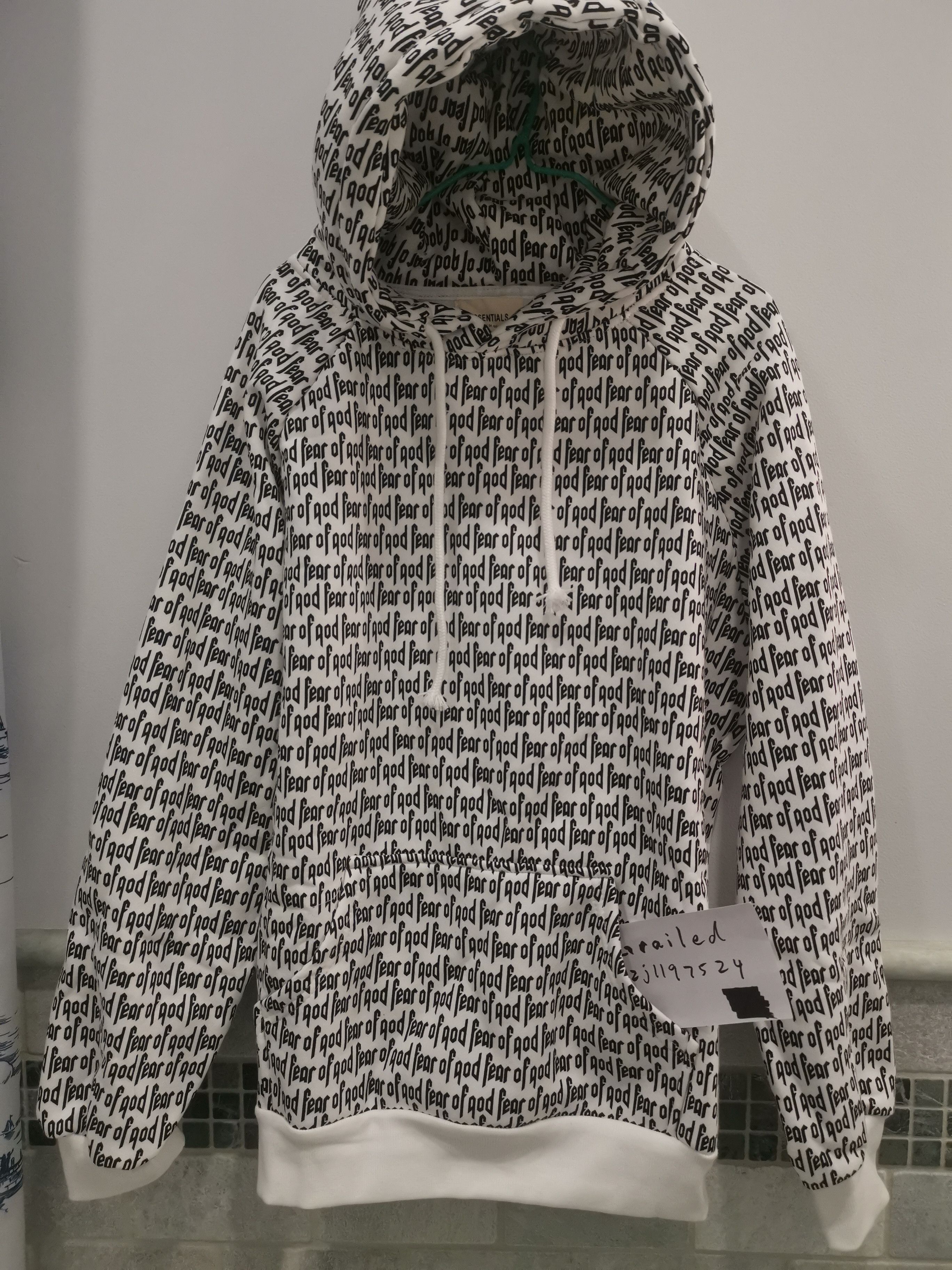 Fear of God Fear of god all over print hoodie | Grailed