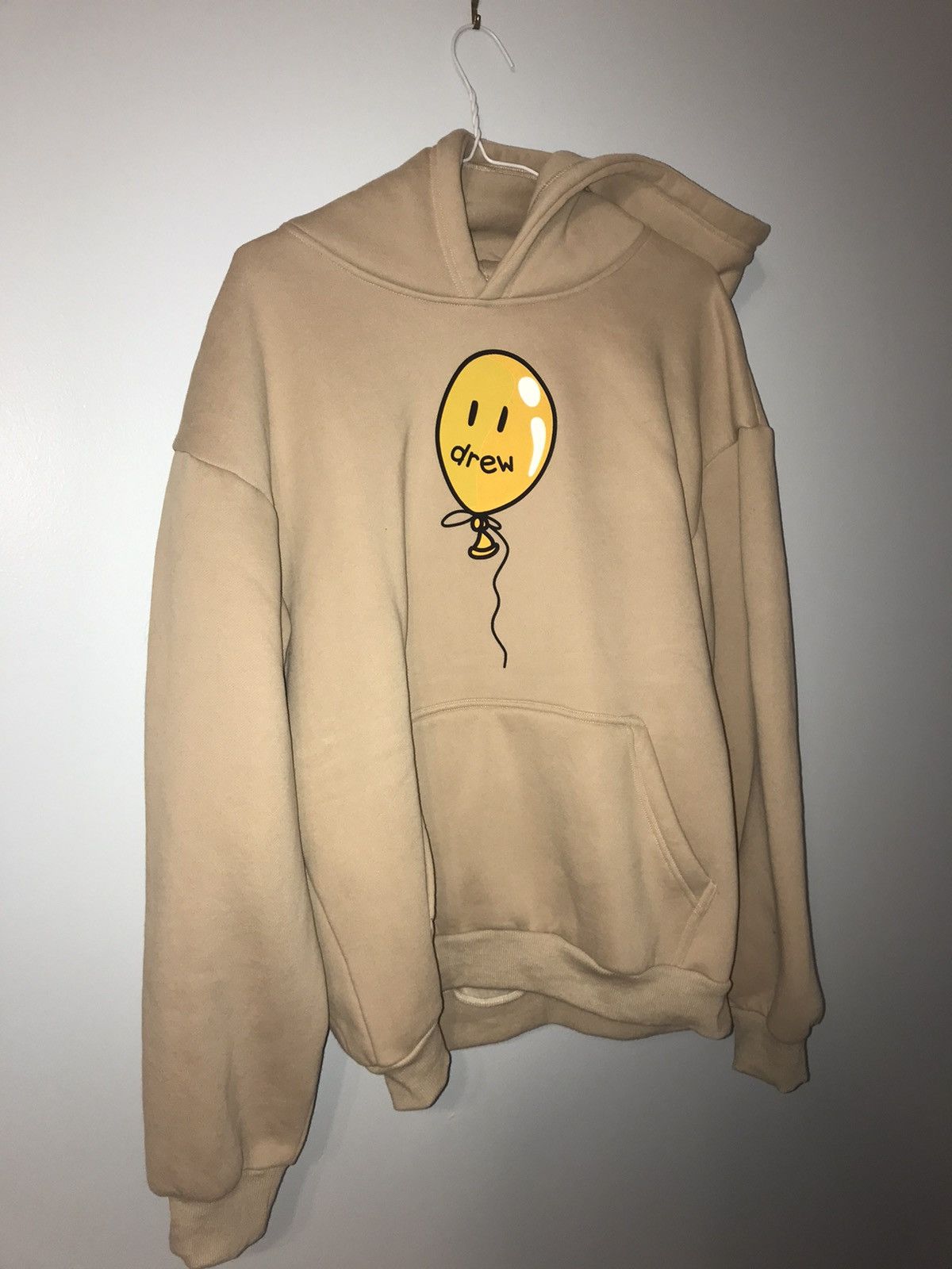 Drew House × Justin Bieber Drew House Balloon Hoodie (Apricot 