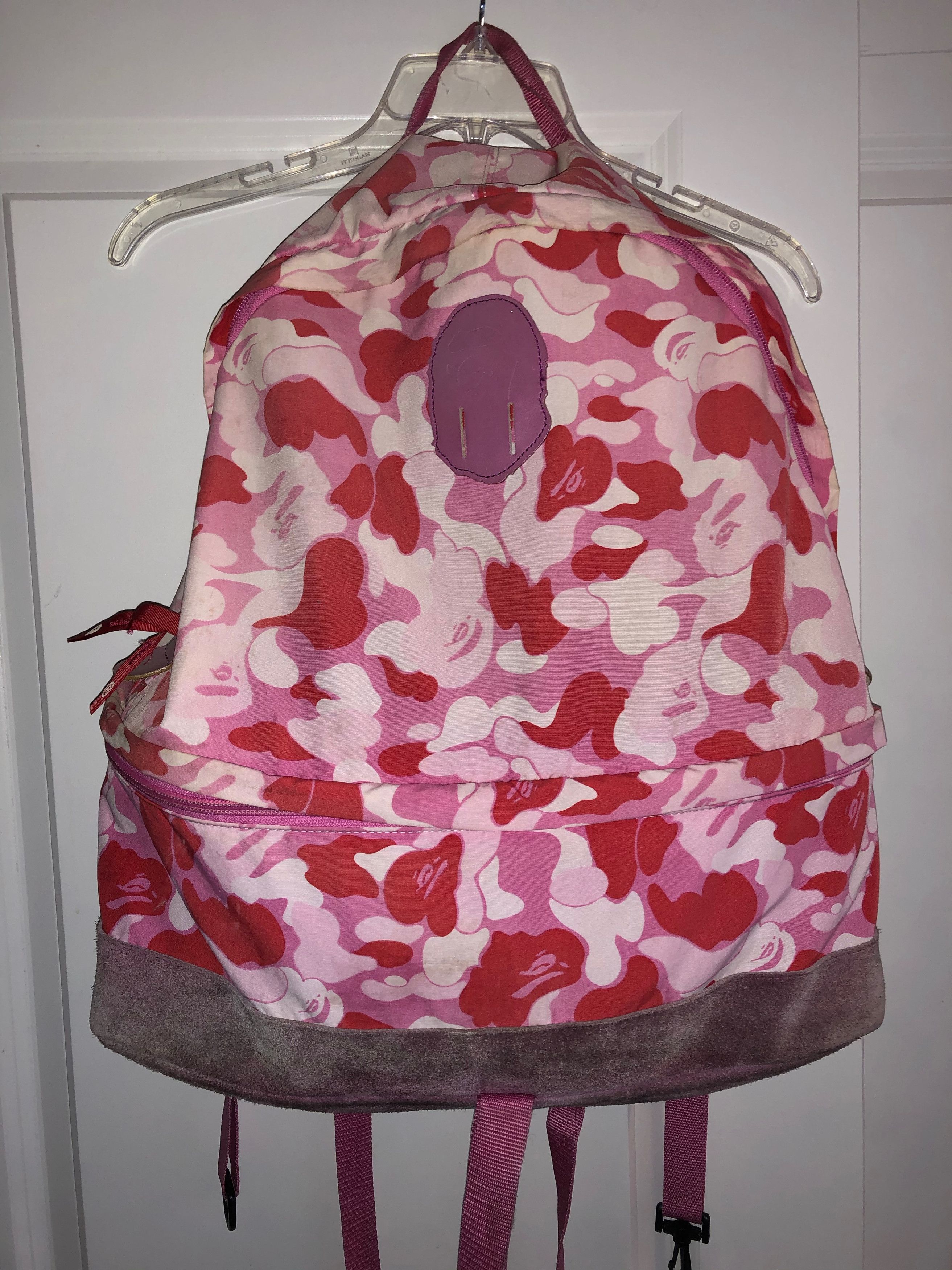 Bape A Bathing Ape Bape Nigo Pink Cloud Camo Unisex Backpack Size ONE SIZE - 1 Preview