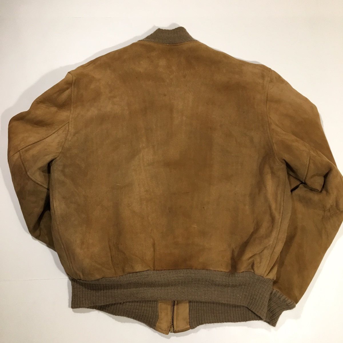 Vintage Vintage Tan Suede Leather Jacket Size US M / EU 48-50 / 2 - 4 Thumbnail