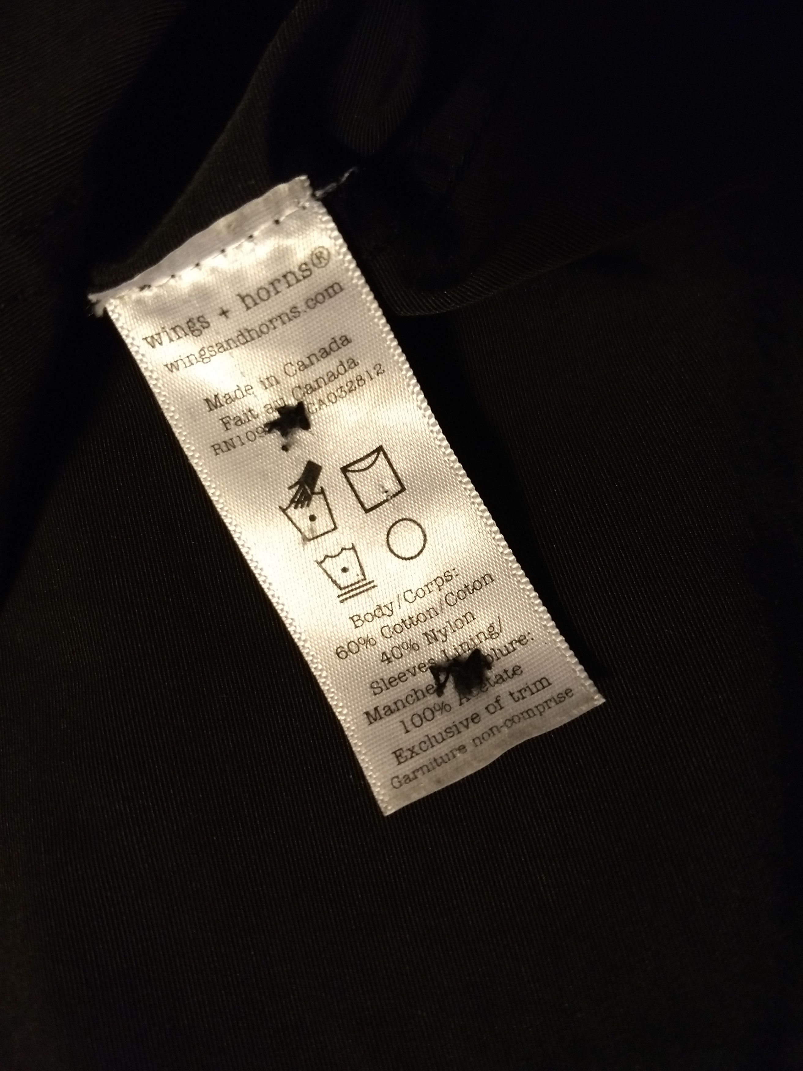 Wings + Horns Coat, made in Canada Size US S / EU 44-46 / 1 - 6 Thumbnail