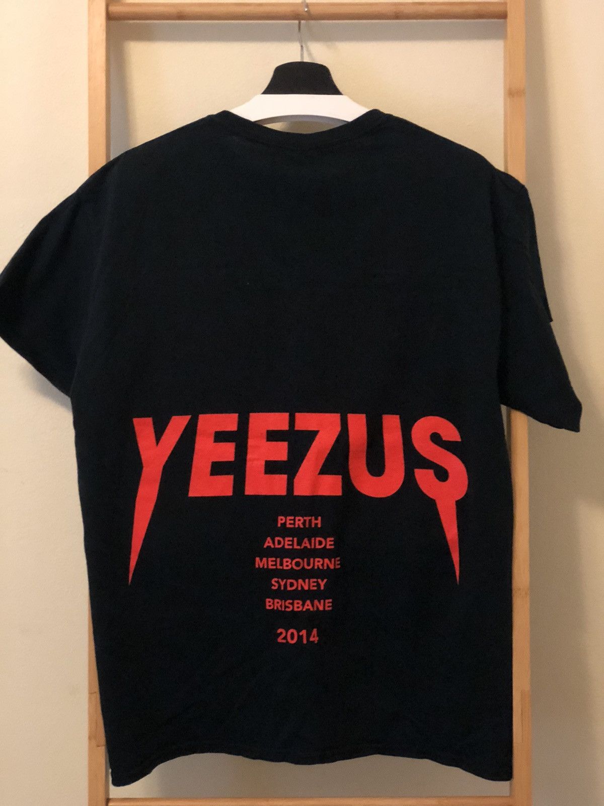 Kanye West Yeezus Australian Tour T-Shirt - Wes Lang Skull and