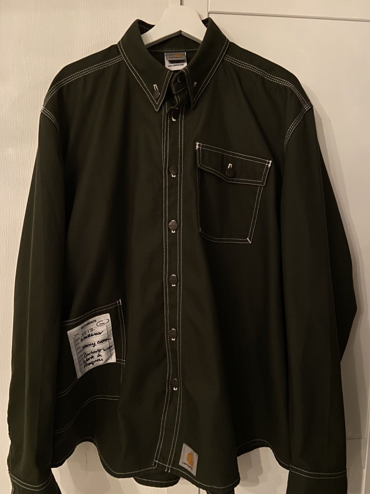 Carhartt × Vetements Vetements x Carhartt workwear shirt | Grailed
