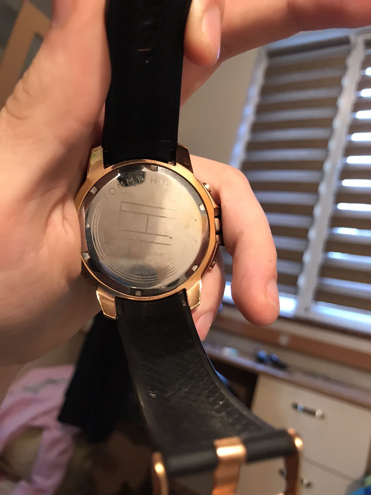 Tommy Hilfiger Black gold Tommy Hilfiger Watch Grailed