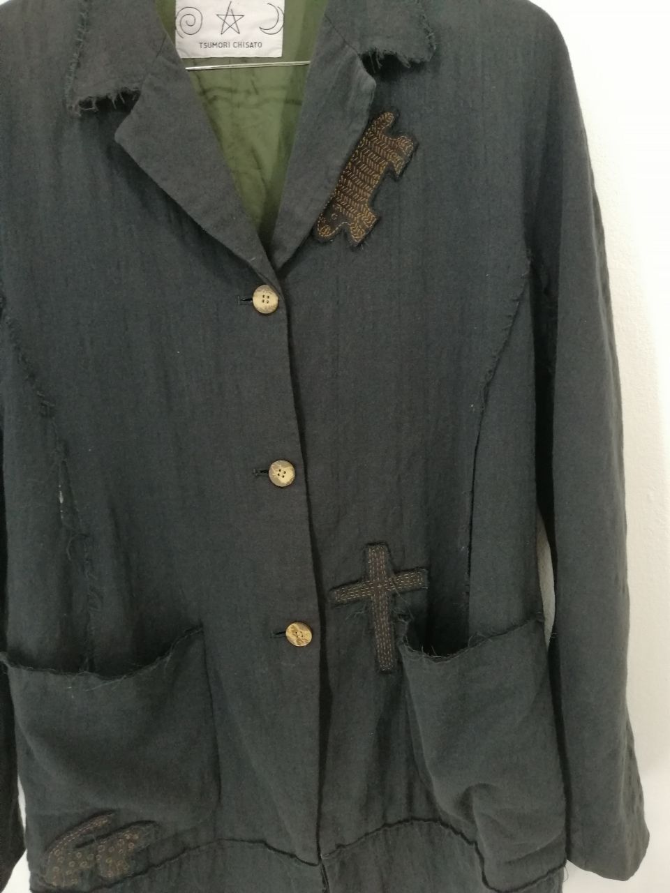 Issey Miyake Tsumori Chisato Stlye Jacket Cross And Animal Patch Design Size US M / EU 48-50 / 2 - 5 Thumbnail