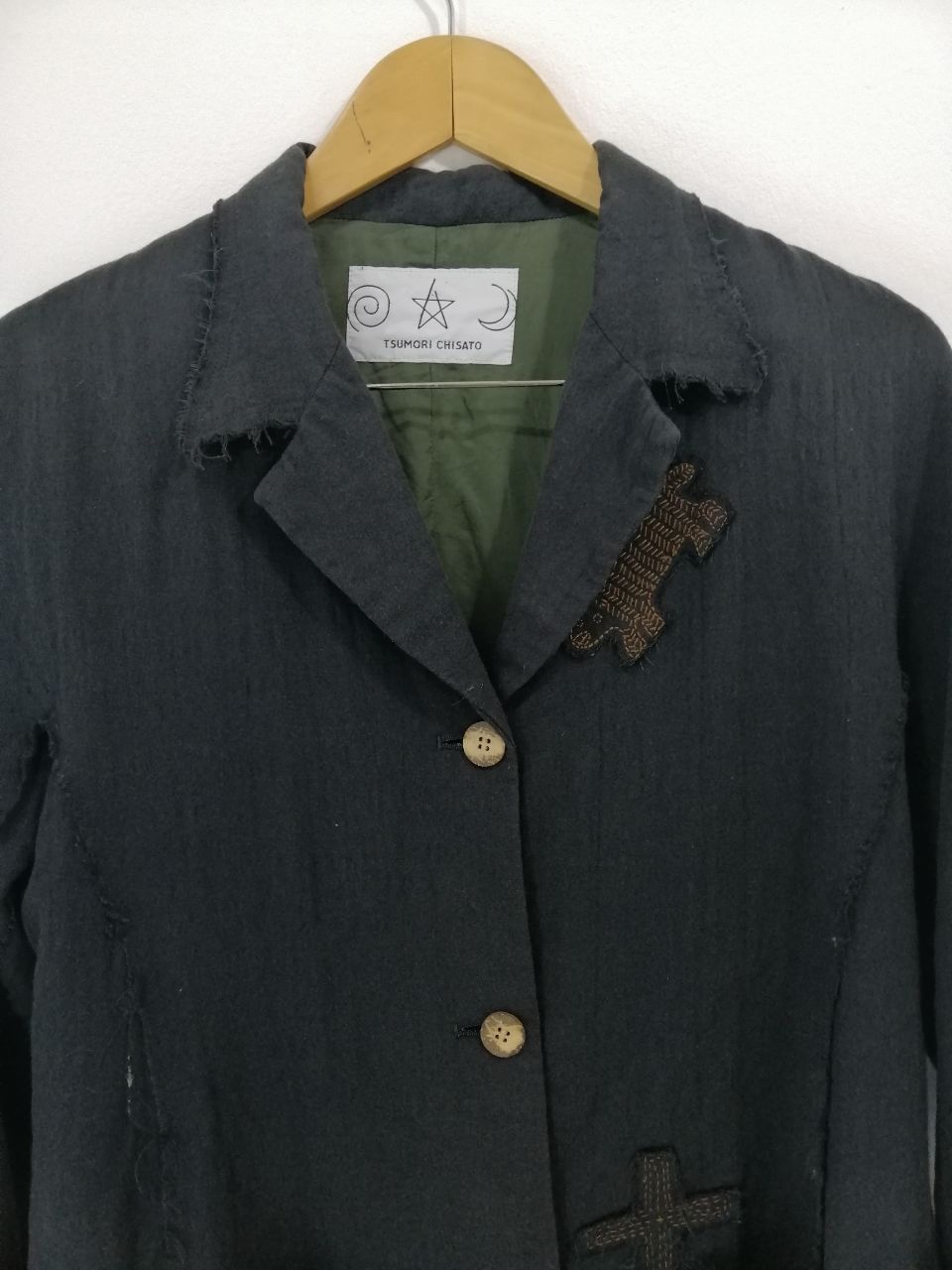 Issey Miyake Tsumori Chisato Stlye Jacket Cross And Animal Patch Design Size US M / EU 48-50 / 2 - 4 Thumbnail