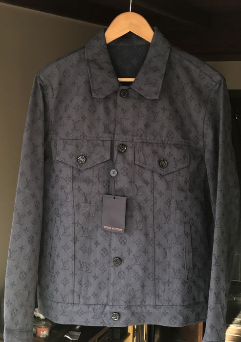 Louis Vuitton Grey Denim Jacket