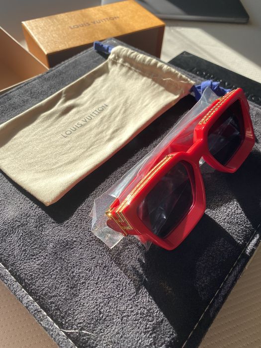 Louis Vuitton Virgil Abloh 1.1 Millionaires Sunglasses SS19 Red