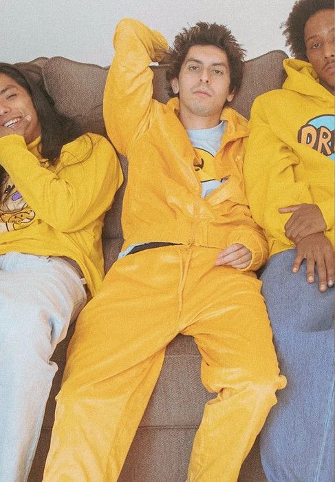 Justin Bieber Drew Velour Track Top - Golden Yellow | Grailed