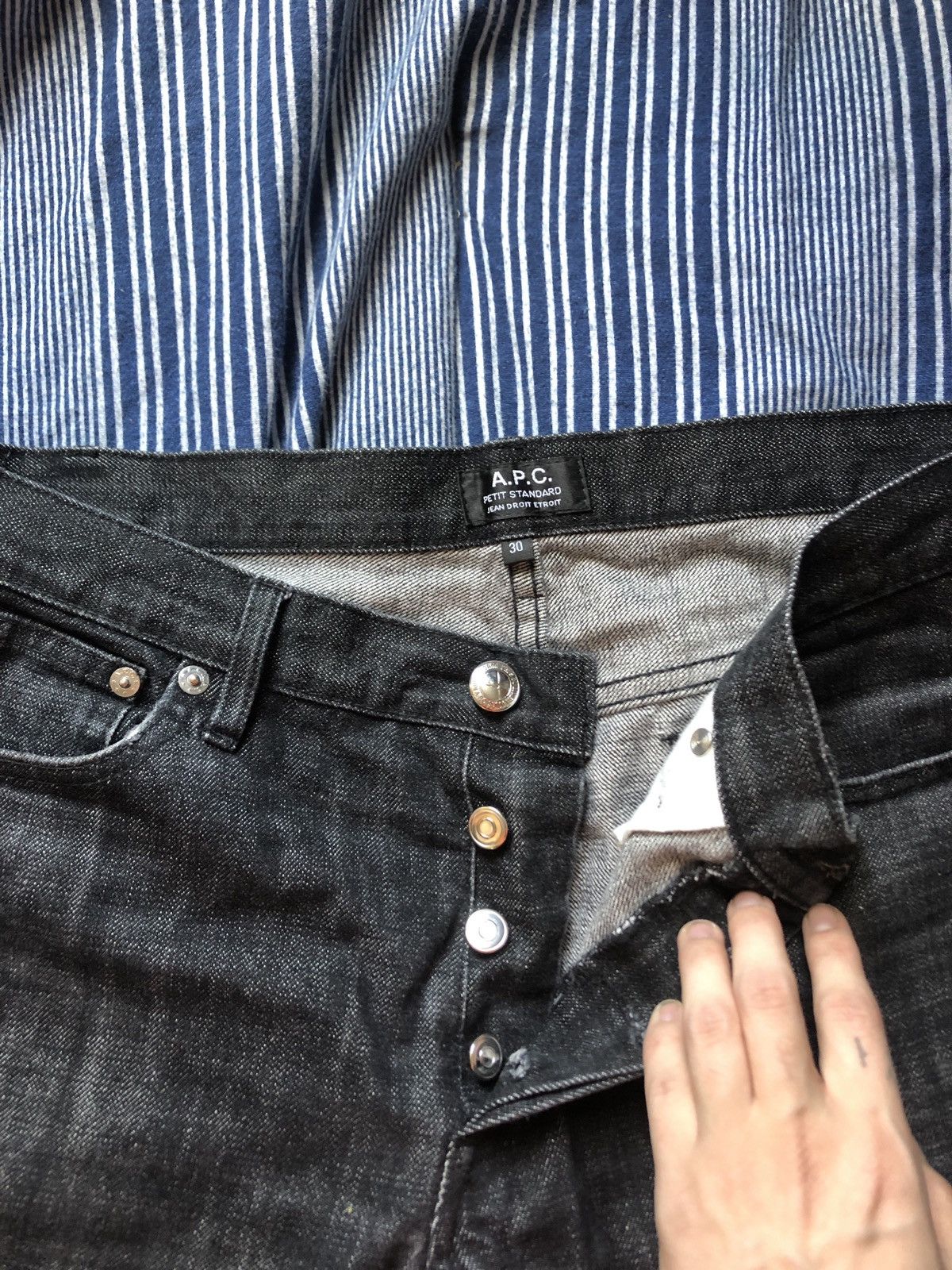 A.P.C. A.P.C Raw Denim Size US 30 / EU 46 - 3 Thumbnail