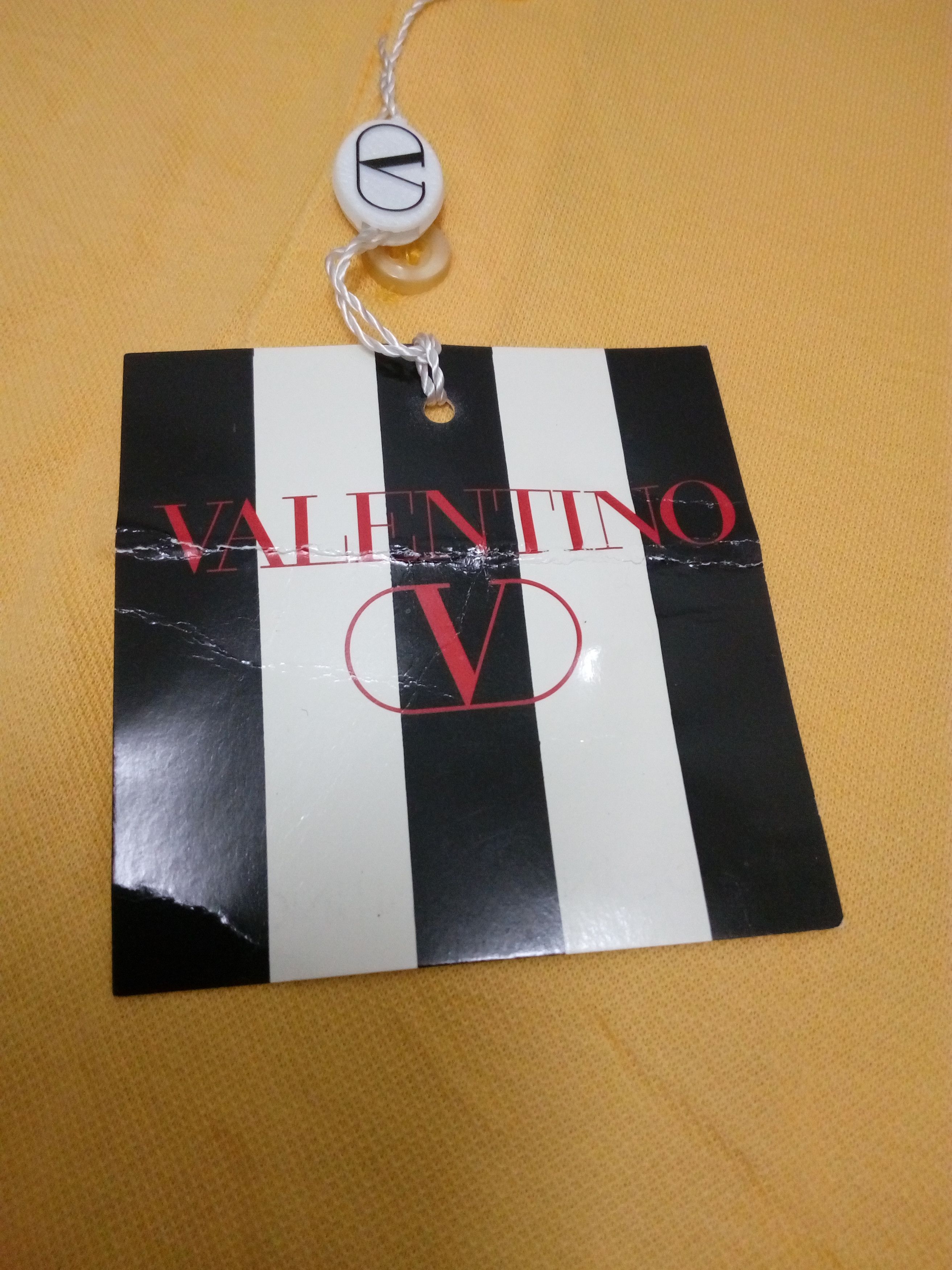 Valentino × Vintage NEW WITH TAGS VALENTINO POLO SHIRT Size US L / EU 52-54 / 3 - 1 Thumbnail