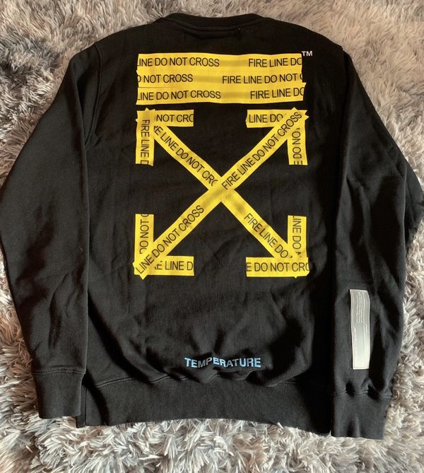 Off white clearance firetape crewneck