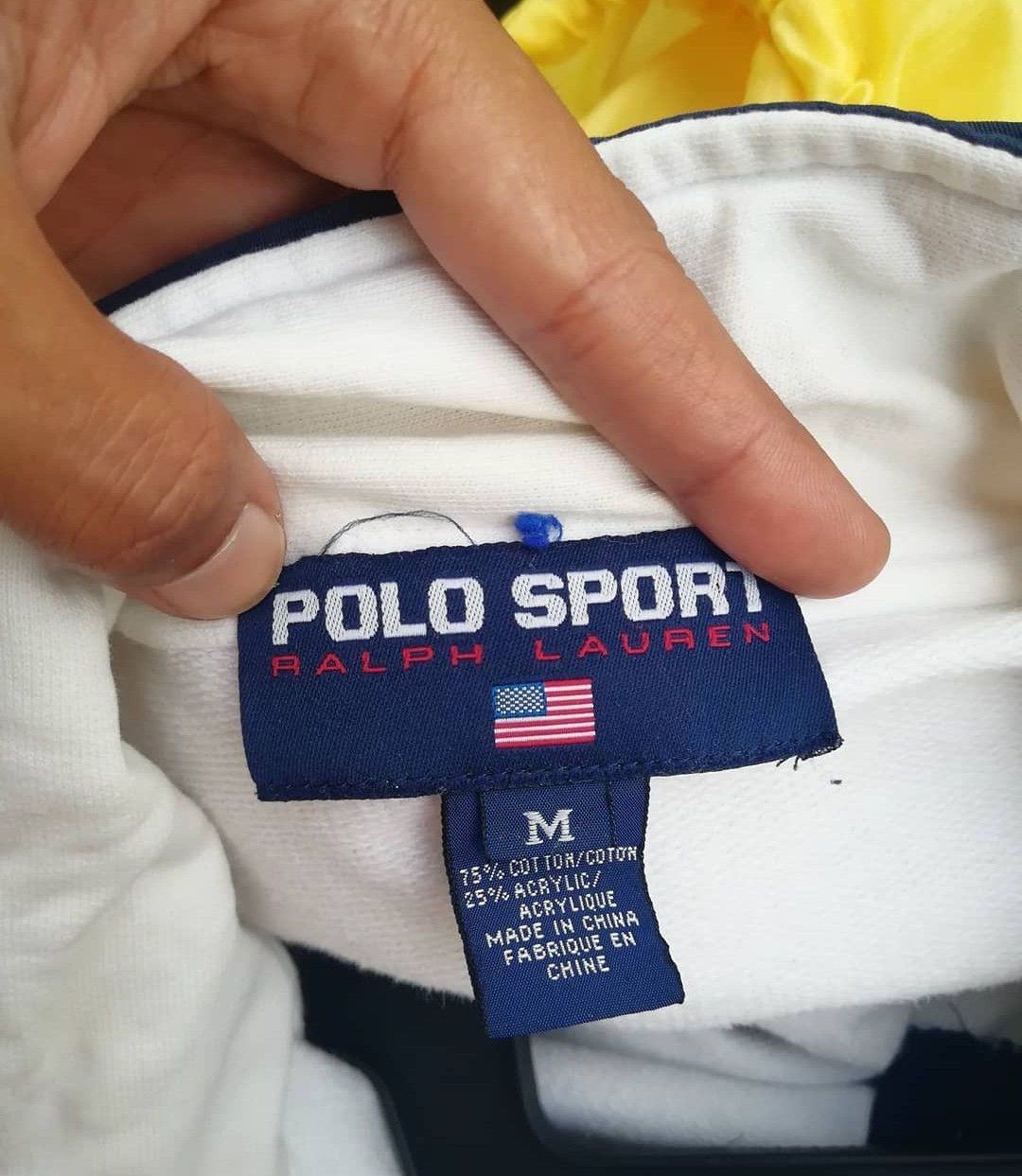Polo Ralph Lauren × Vintage Vintage Polo Sport Ralph Lauren Half Zip Embroided Hoodie Size US M / EU 48-50 / 2 - 7 Thumbnail