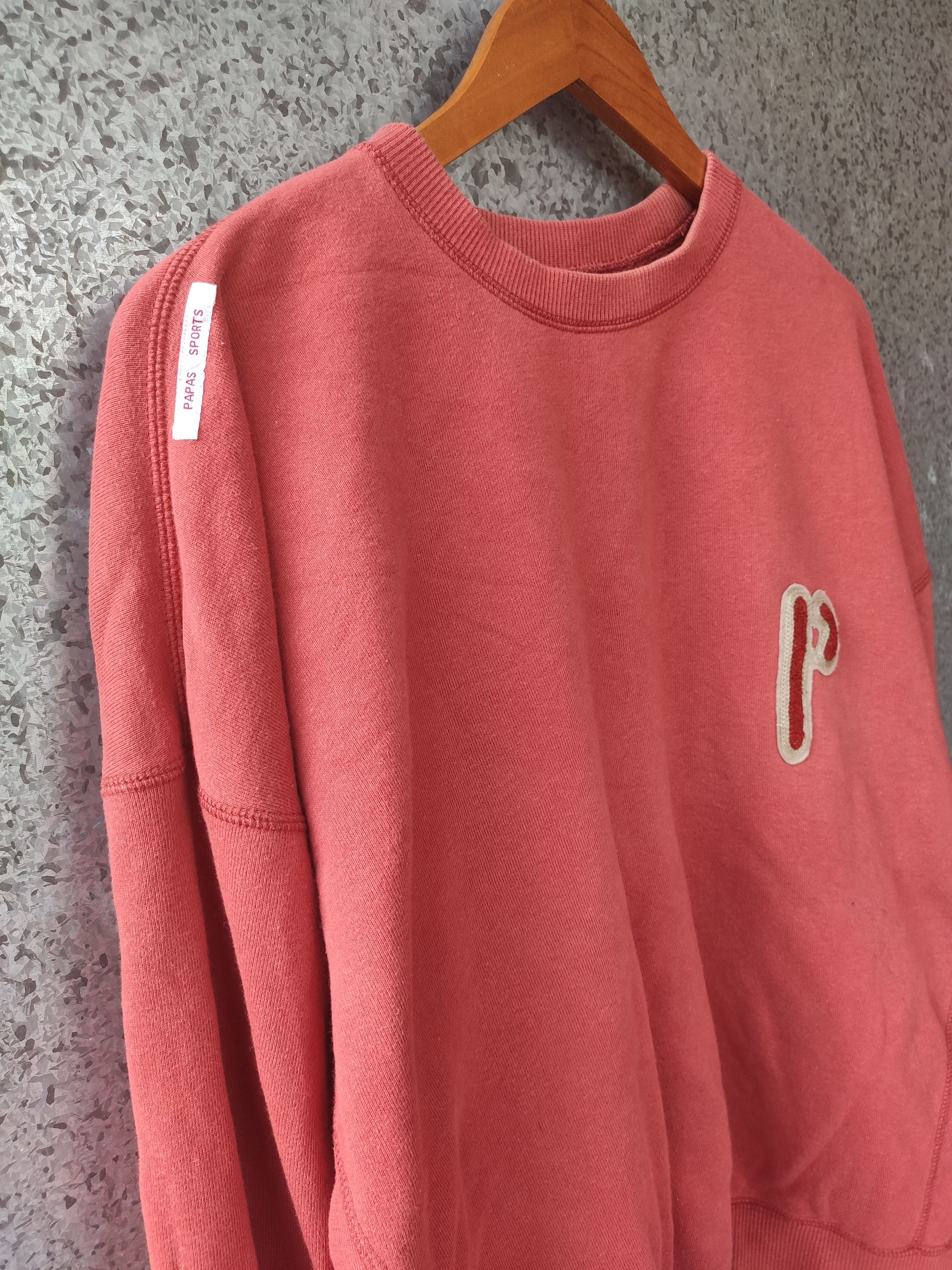 Japanese Brand Papas sport sweatshirt oversized Size US L / EU 52-54 / 3 - 4 Thumbnail