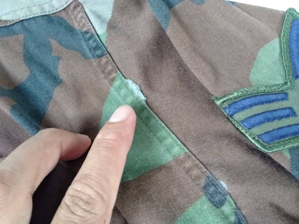 Vintage Vintage Army Military Patches Jacket Size US L / EU 52-54 / 3 - 6 Thumbnail