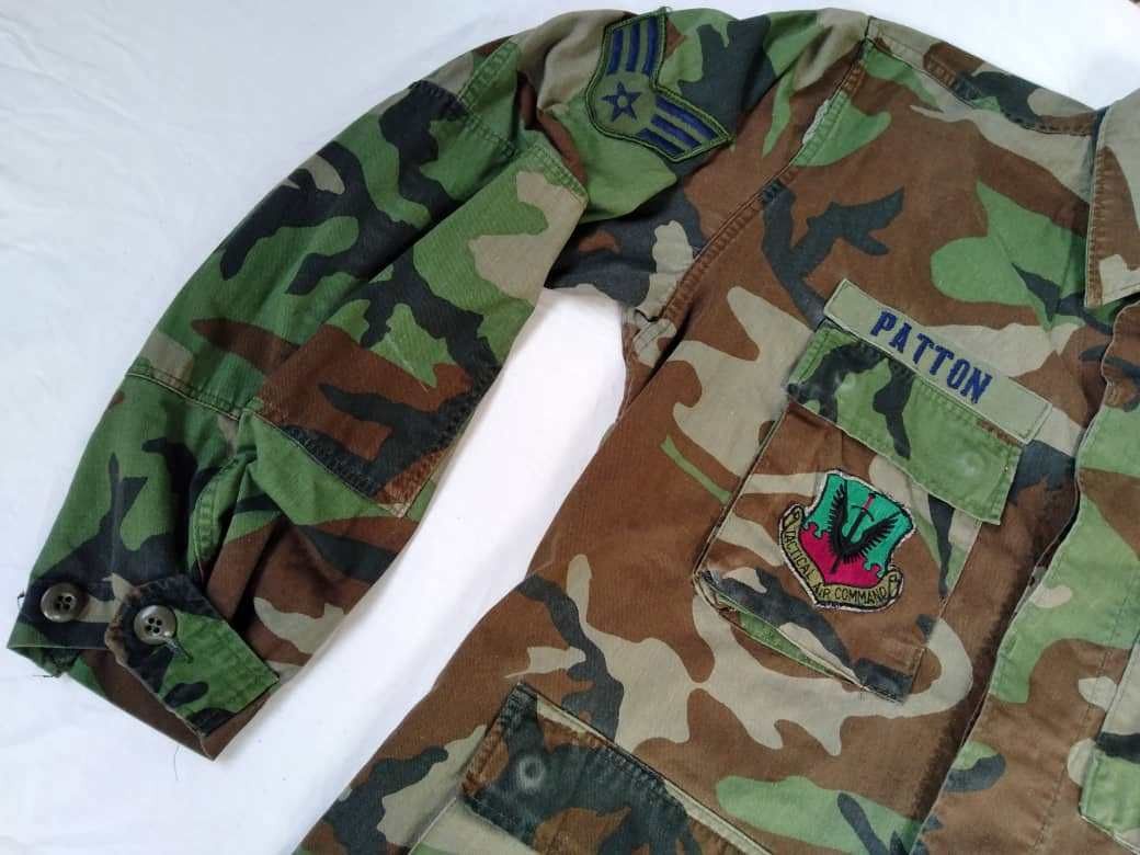 Vintage Vintage Army Military Patches Jacket Size US L / EU 52-54 / 3 - 4 Thumbnail