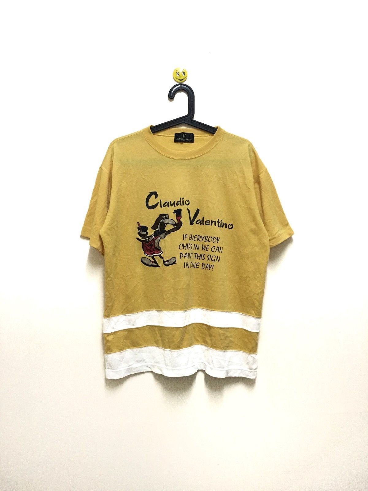 Designer Claudio Valentino Paris T shirt short sleeve Size US M / EU 48-50 / 2 - 1 Thumbnail