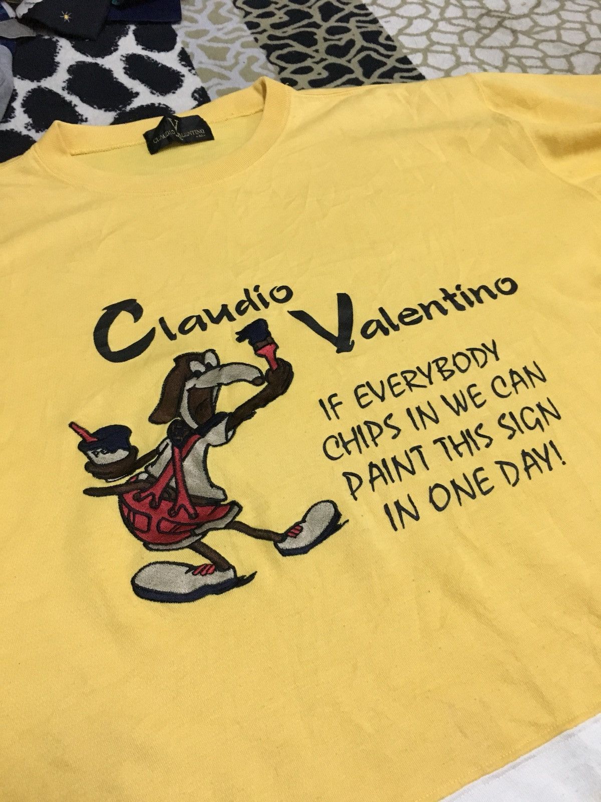 Designer Claudio Valentino Paris T shirt short sleeve Size US M / EU 48-50 / 2 - 7 Thumbnail