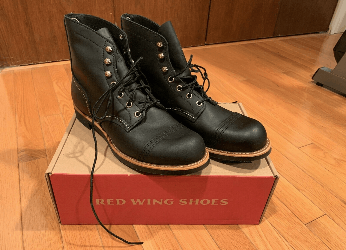 Red Wing Red Wing Iron Ranger Size 8.5 Black Harness NEW IN BOX Grailed