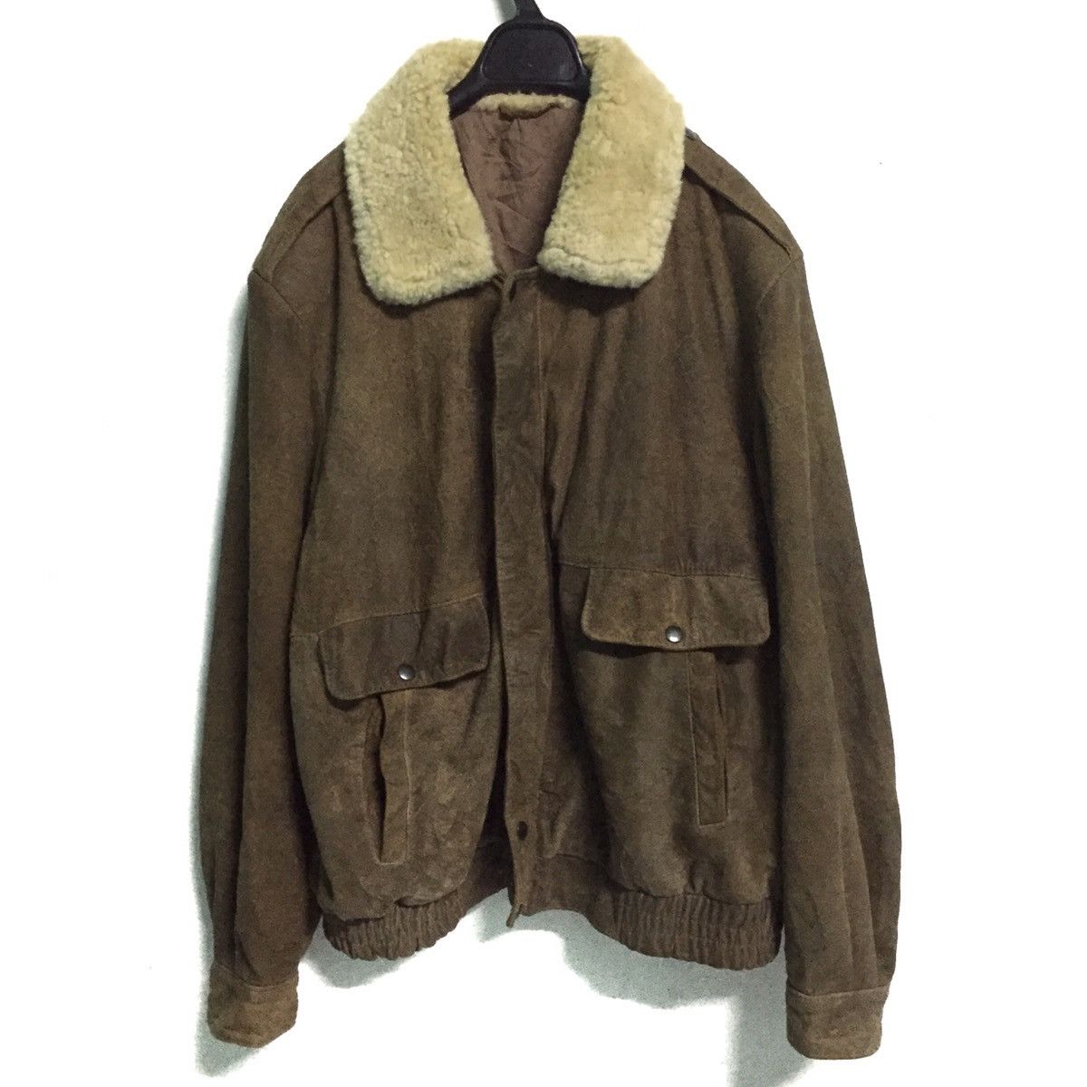 Genuine Leather RARE DEERSKIN Shearling Genuine New Zealand Deerskin Jacket Size US L / EU 52-54 / 3 - 2 Thumbnail
