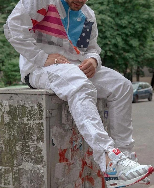 Nike x parra half zip tracksuit deals