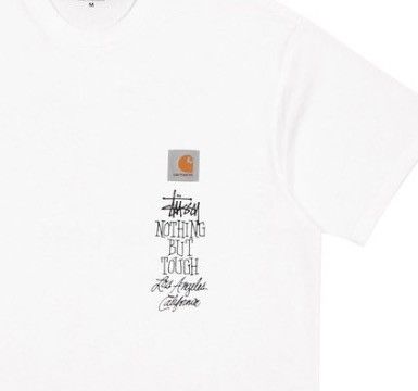 Carhartt WIP jorts × stussy 短丈tee Carhartt WIP Mens Lasso SS Tee – Extra Butter