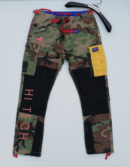 Polo hi tech store camo cargo pants