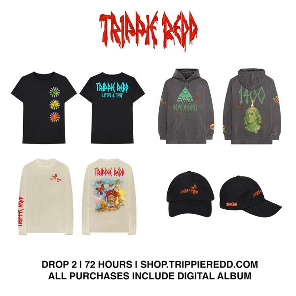 Trippie redd sale benjamin franklin hoodie